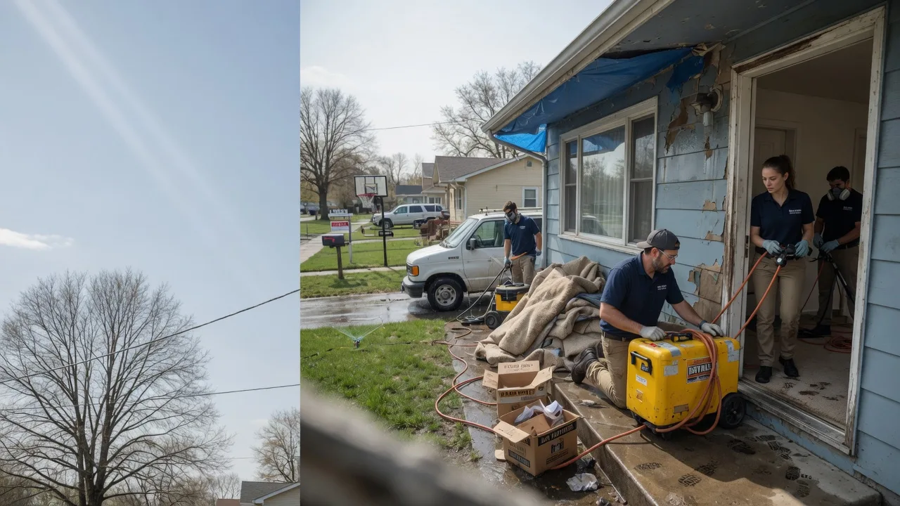 Basement Flood Cleanup in Glenham, SD near me